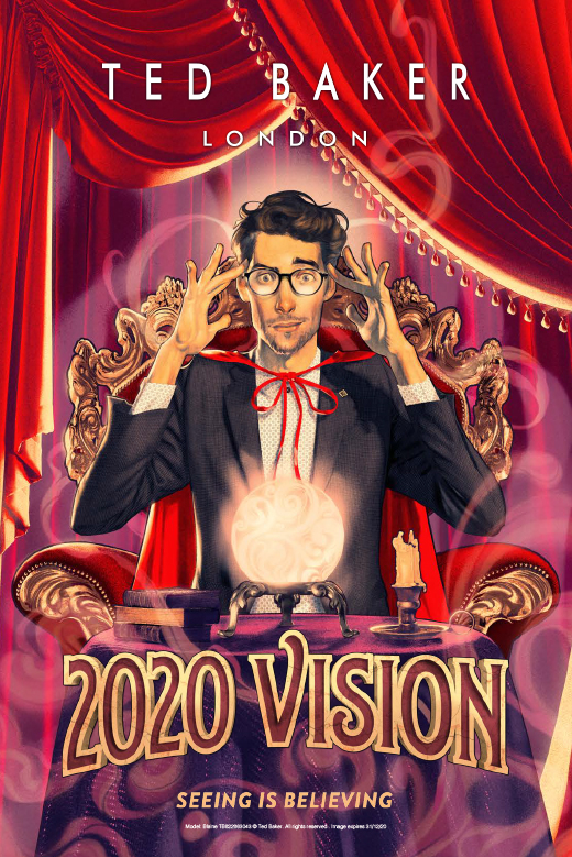 Ted Baker London 2020 vision magician poster