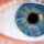 Close up of blue eye